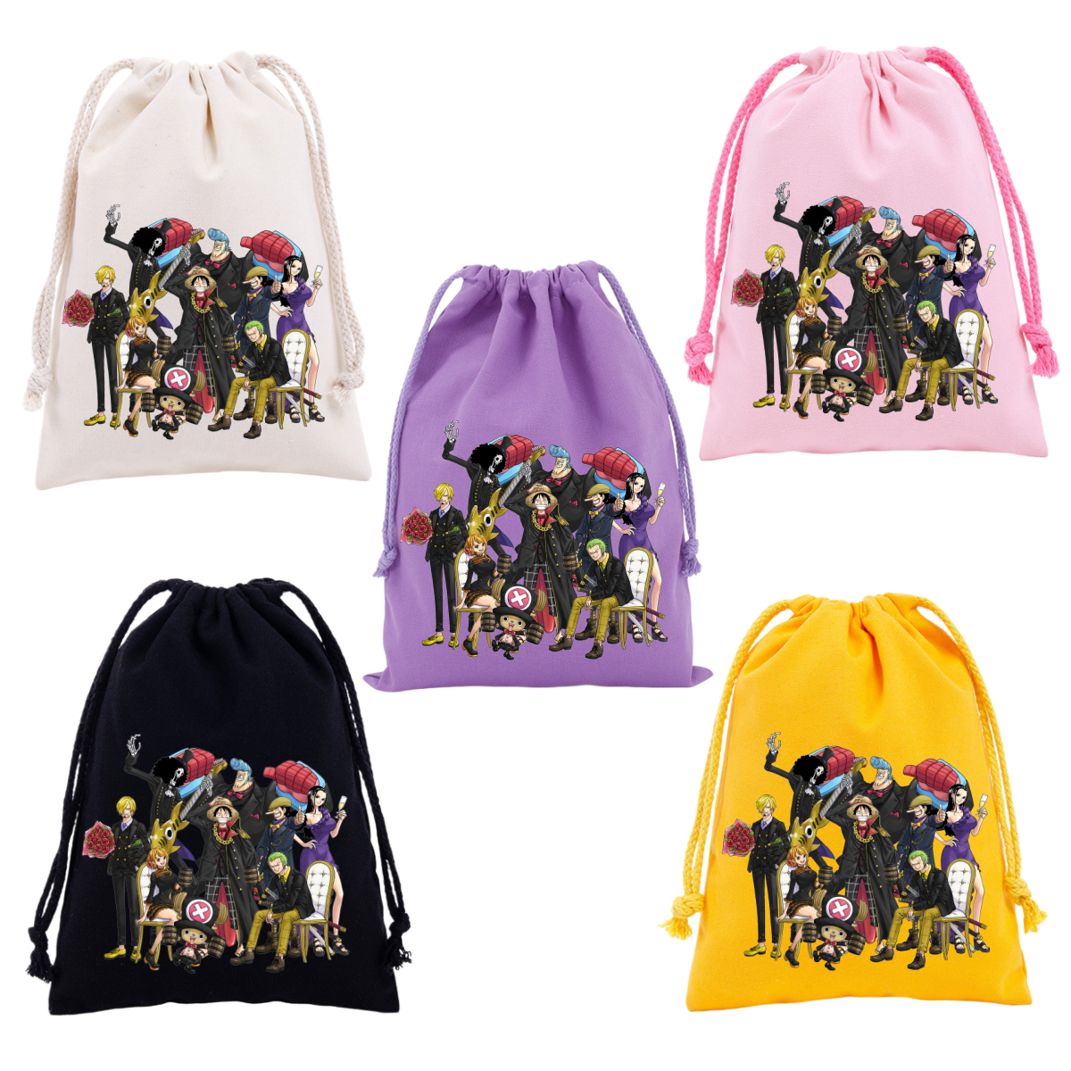 Anime One Piece Drawstring Bac - đánh giá và giá Drawstring Gym Bag