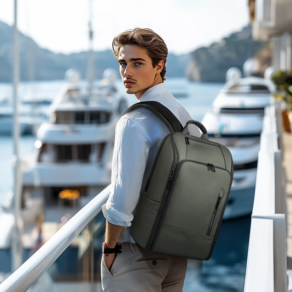 HK Business Men's Backpack 15. - đánh giá và giá Hiking Backpack Waterproof