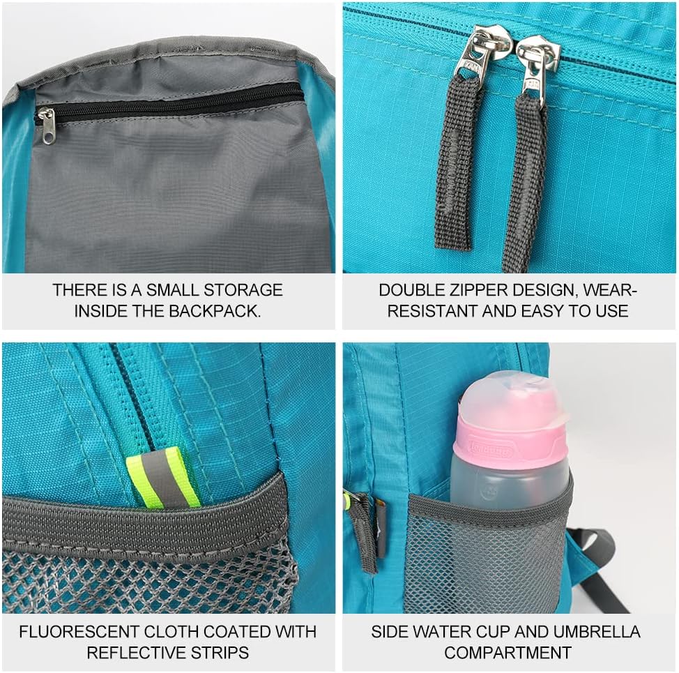 20L Lightweight Hiking Backpac - đánh giá và giá Foldable Backpack Small