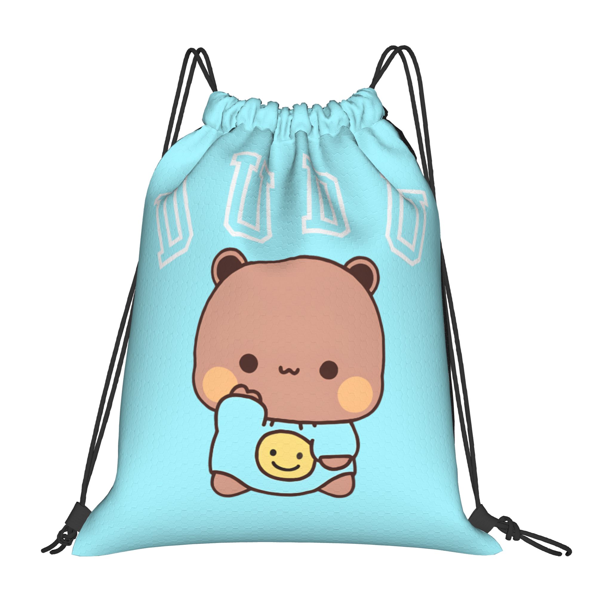 Bubu Dudu Cute Bear Drawstring - đánh giá và giá Drawstring Gym Bag